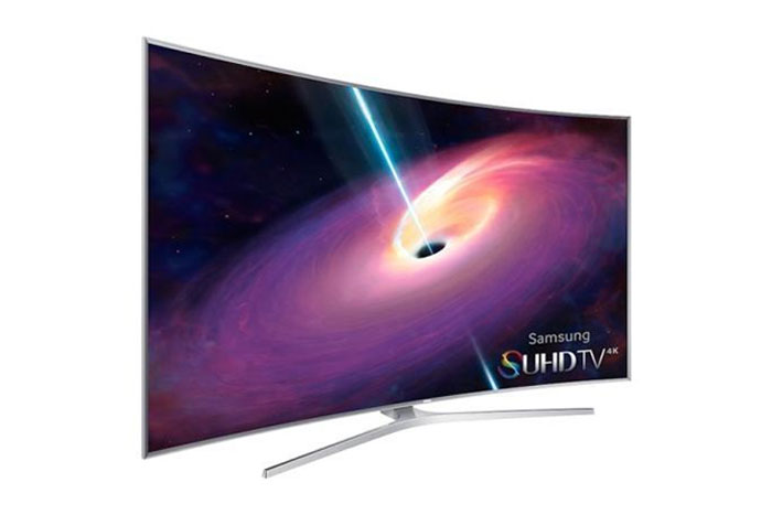 TV LED SAMSUNG UA55JS9000KXXV thiết kế đường cong ho&agrave;n mỹ